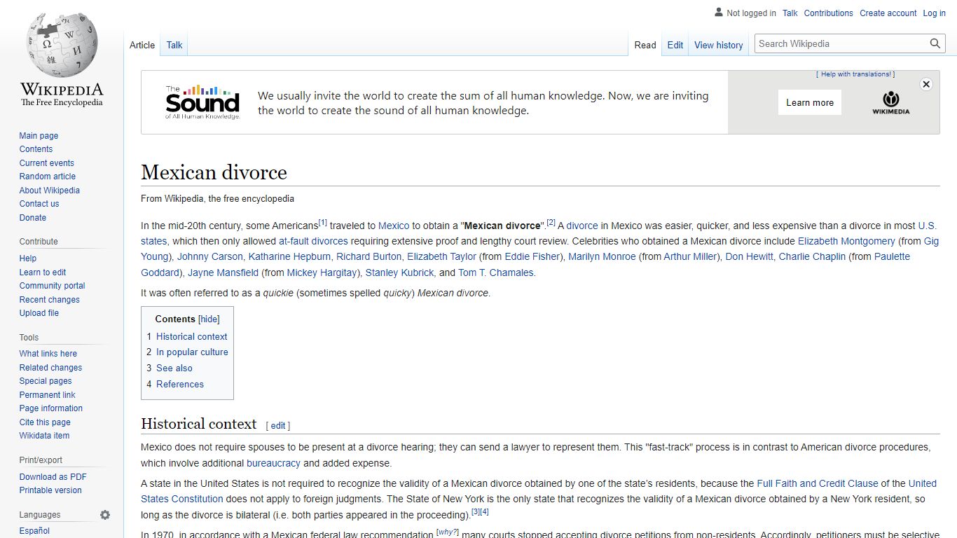 Mexican divorce - Wikipedia